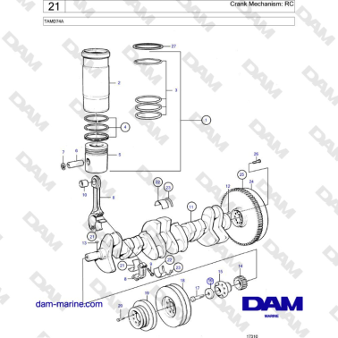 Volvo Penta TAMD74 -...