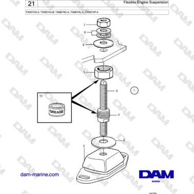 Volvo Penta TAMD74 -...