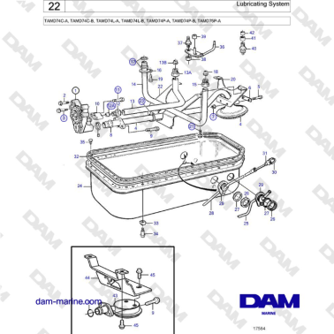 Volvo Penta TAMD74 -...