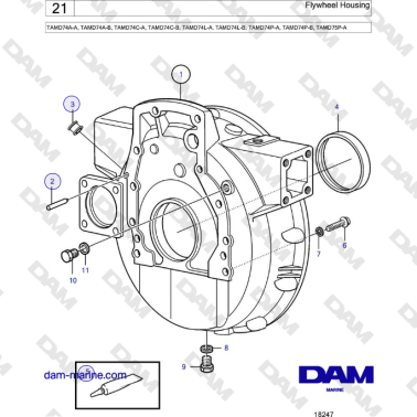 Volvo Penta TAMD74 -...