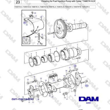 Volvo Penta TAMD74 - Giunto...