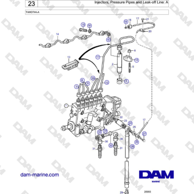 Volvo Penta TAMD74 -...