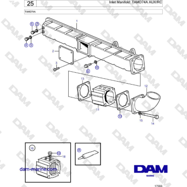 Volvo Penta TAMD74 -...