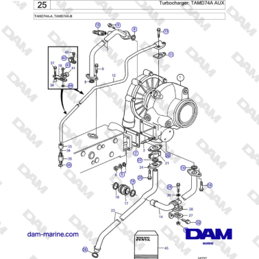Volvo Penta TAMD74 -...