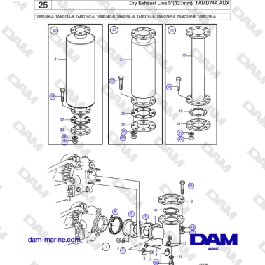 Volvo Penta TAMD74 - Dry...