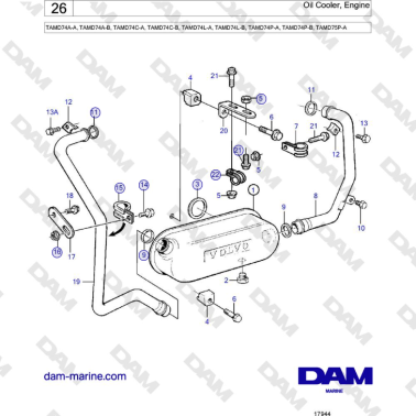 Volvo Penta TAMD74 - Oil...