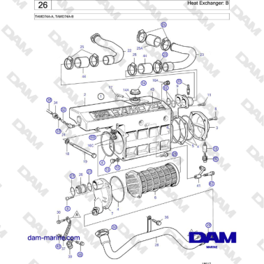 Volvo Penta TAMD74 - Heat...