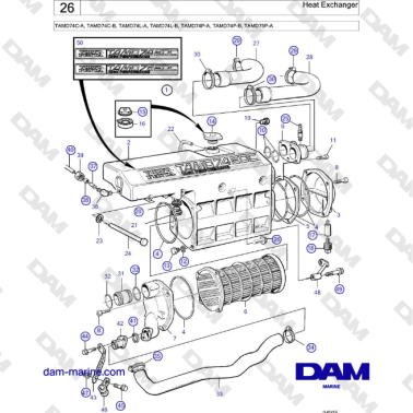 Volvo Penta TAMD74 -...