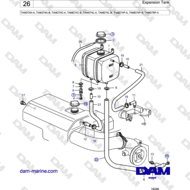 Volvo Penta TAMD74 -...