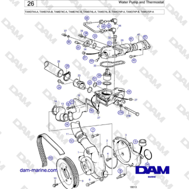 Volvo Penta TAMD74 - Bomba...