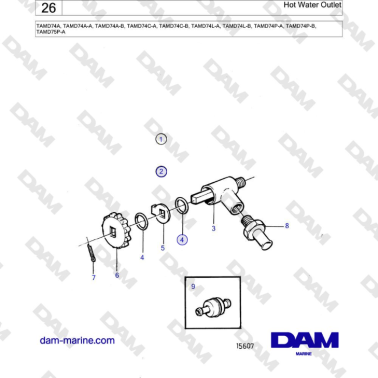 Volvo Penta TAMD74 - Hot...