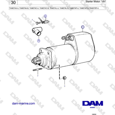 Volvo Penta TAMD74 -...