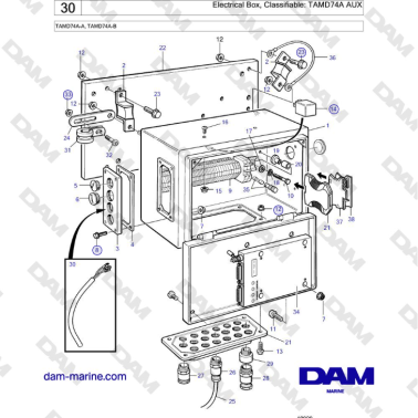 Volvo Penta TAMD74 - Caja...