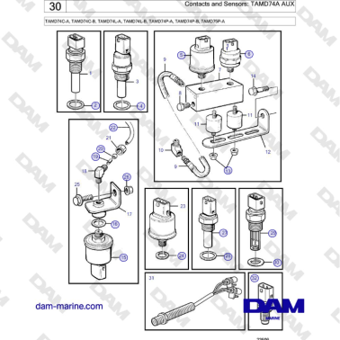 Volvo Penta TAMD74 -...