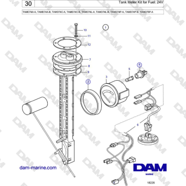 Volvo Penta TAMD74 - Kit de...