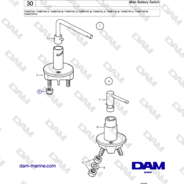 Volvo Penta TAMD74 -...
