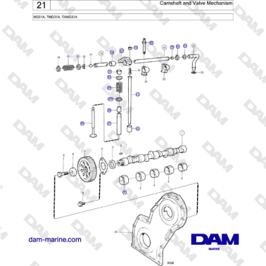 Volvo Penta MD31A, TMD31A,...