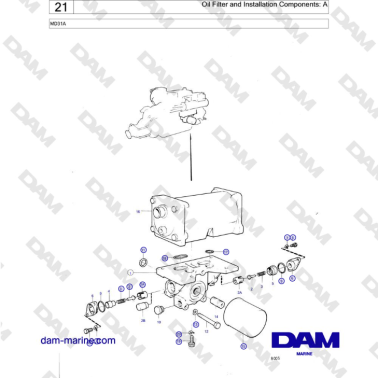 Volvo Penta MD31A - Filtro...