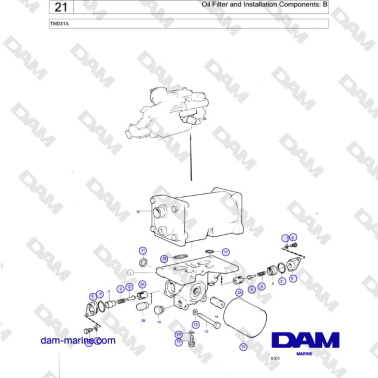 Volvo Penta TMD31A - Filtro...