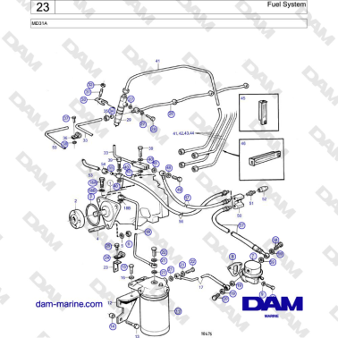 Volvo Penta MD31A - Fuel...