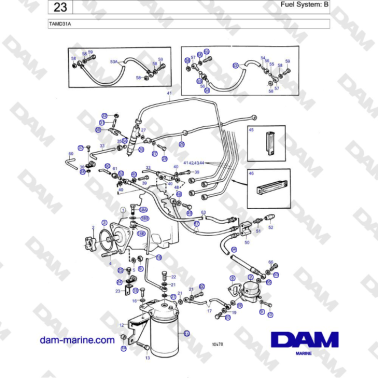 Volvo Penta TAMD31A - Fuel...