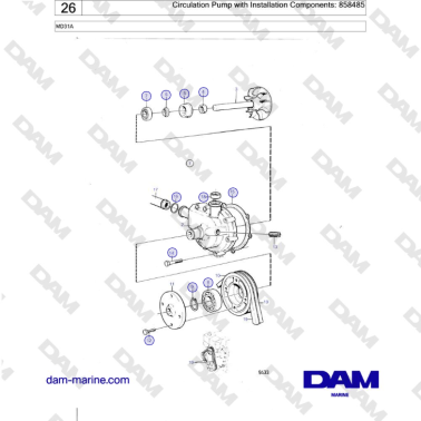 Volvo Penta MD31A - Bomba...
