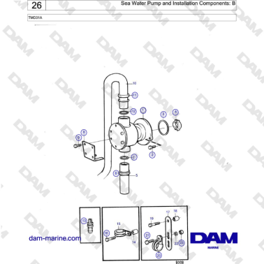 Volvo Penta TMD31A - Pompa...
