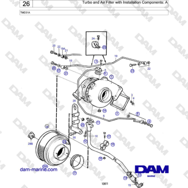 Volvo Penta TMD31A - Turbo...