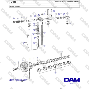 KAD42A, KAMD42A - Camshaft...