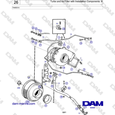 Volvo Penta TAMD31A - Turbo...