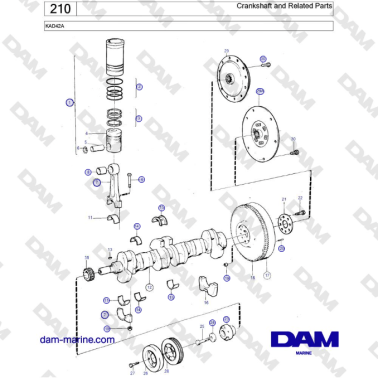KAD42A - Crankshaft and...