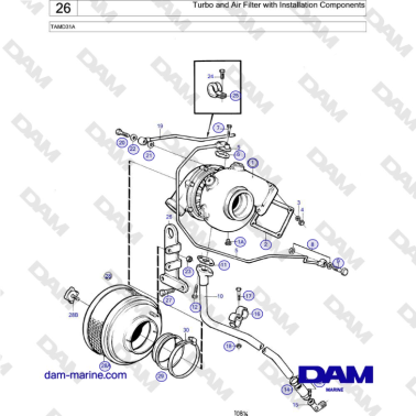 Volvo Penta TAMD31A - Turbo...