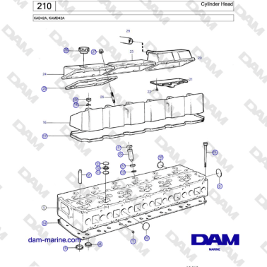 KAD42A, KAMD42A - Culata