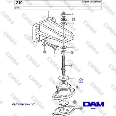 Volvo Penta KAD42A -...