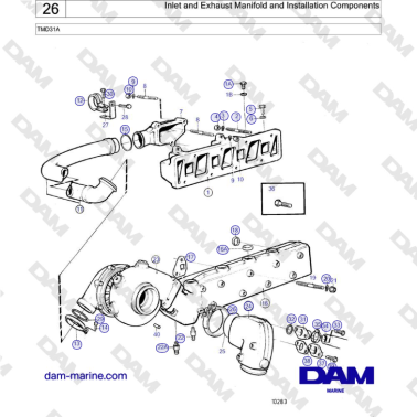 Volvo Penta TMD31A - Inlet...