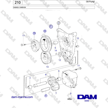 Volvo Penta KAD42A, KAMD42A...