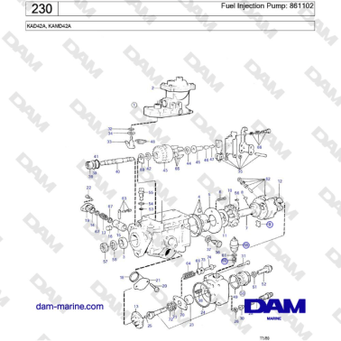 Volvo Penta KAD42A, KAMD42A...