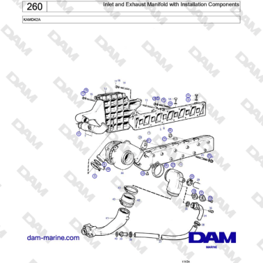 Volvo Penta KAMD42A - Inlet...