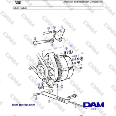 Volvo Penta KAD42A, KAMD42A...