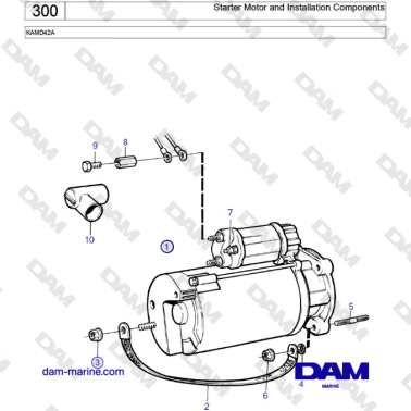 Volvo Penta KAMD42A - Motor...