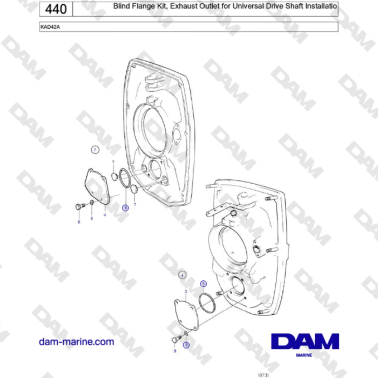 Volvo Penta KAD42A - Blind...