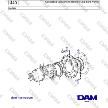 Volvo Penta KAMD42A -...