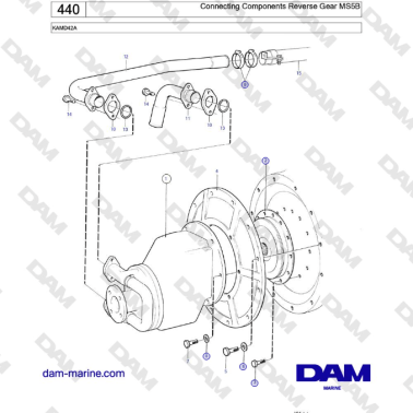 Volvo Penta KAMD42A -...