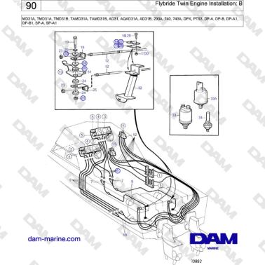 Volvo Penta MD31A, TMD31A,...