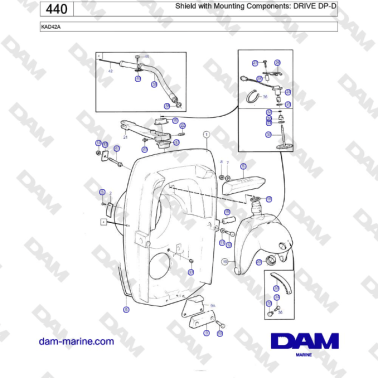 Volvo Penta KAD42A - Shield...