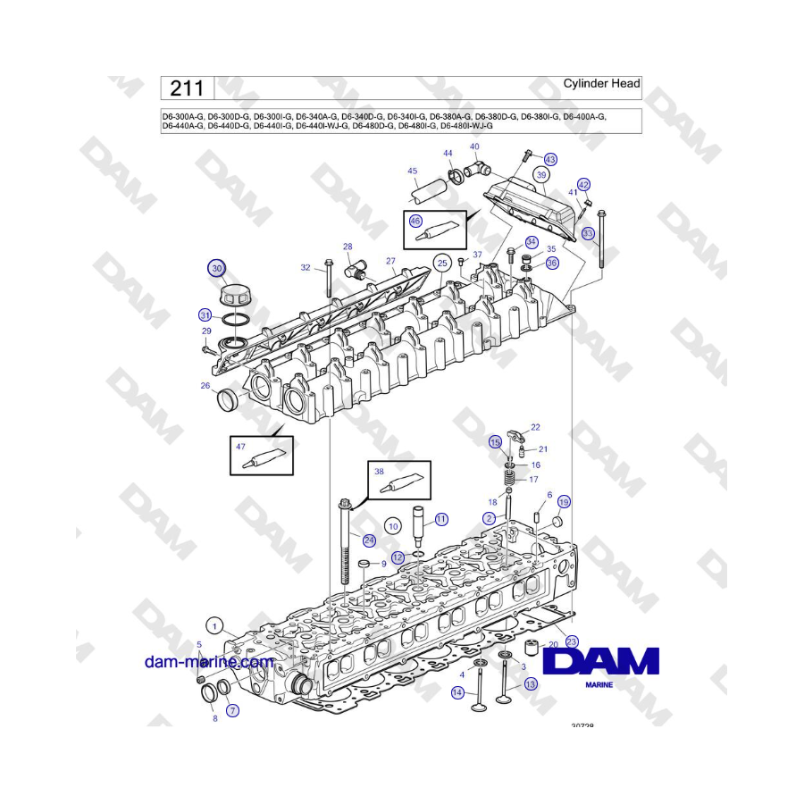 Volvo Penta D4-440 - Servizio di manutenzione
