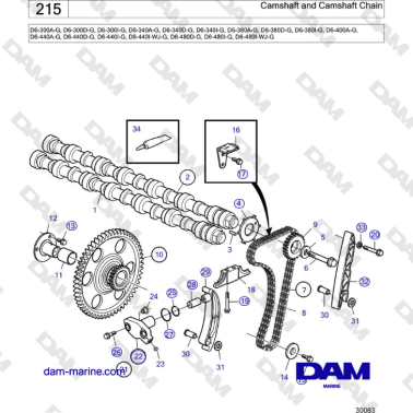 Volvo Penta D4-440 - Albero...