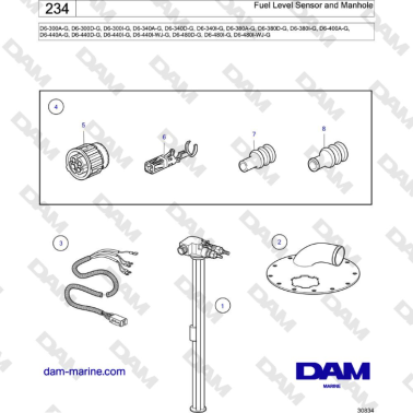 Volvo Penta D4-440 - Fuel...