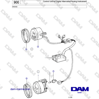 Volvo Penta KAD42A - Unità...