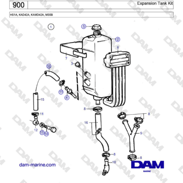 Volvo Penta HS1A, KAD42A,...